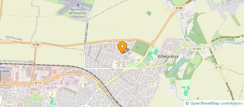 localisation de l'entreprise SAINT VINCENT 78  VILLEPREUX