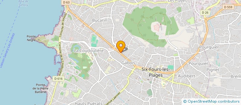 localisation de l'entreprise SAINT VINCENT à SIX-FOURS-LES-PLAGES