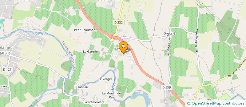 localisation de l'entreprise SAINT VINCENT  LES GARENNES SUR LOIRE