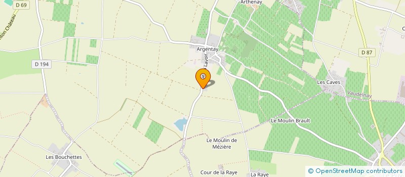 localisation de l'entreprise SAINT-VINCENT  DENEZE-SOUS-DOUE