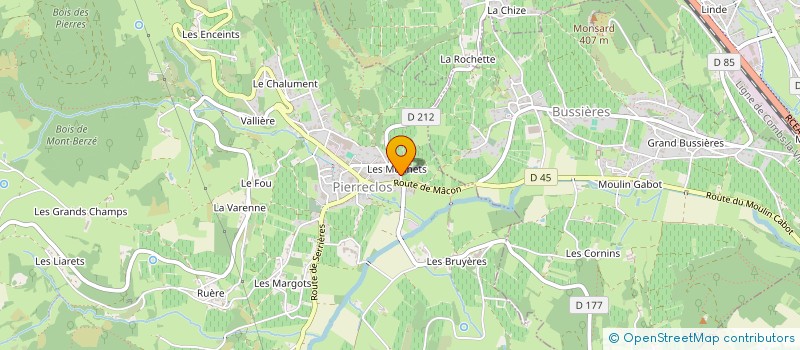 localisation de l'entreprise SAINT VINCENT DE PAUL HABAS  PIERRECLOS