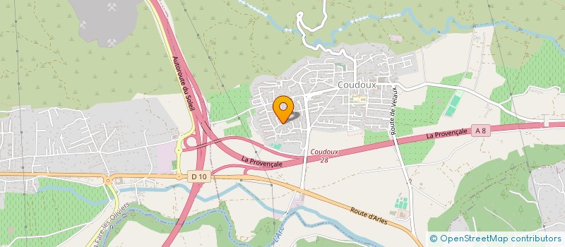 localisation de l'entreprise SAINT VINCENT EN PROVENCE  COUDOUX