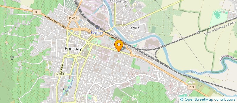 localisation de l'entreprise SAINT VINCENT LE GRAND MONT  EPERNAY
