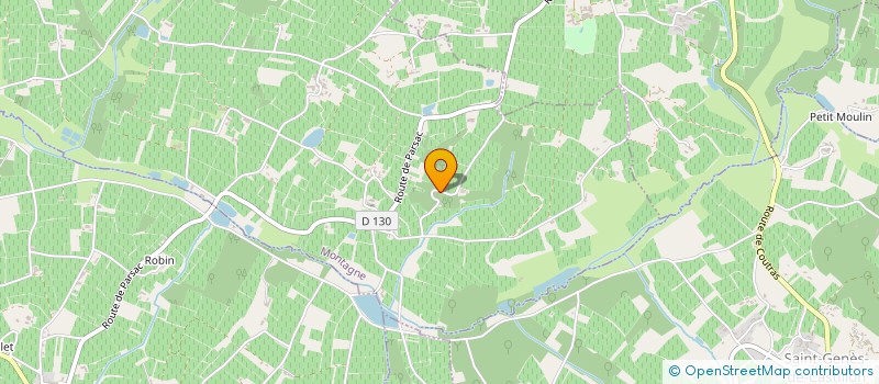 localisation de l'entreprise SAINT VINCENT LE PUY - LA VIGNE DU MOULIN  SAINT-CIBARD