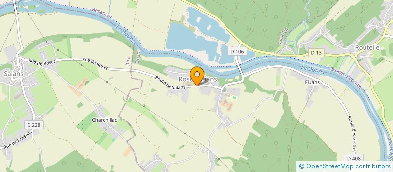 localisation de l'entreprise SAINT VIT CANOE KAYAK  SAINT-VIT