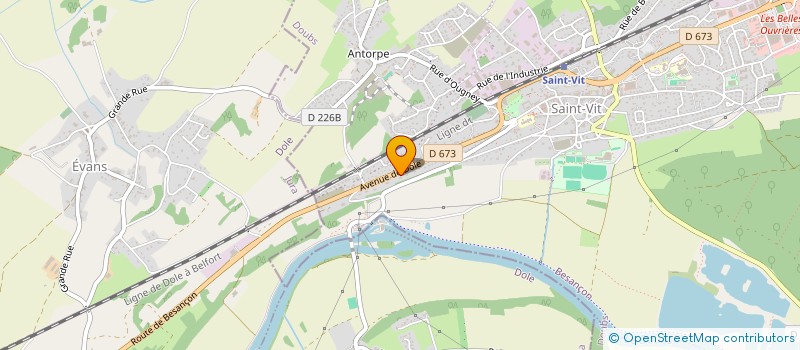 localisation de l'entreprise SAINT-VIT O'CINE  SAINT-VIT