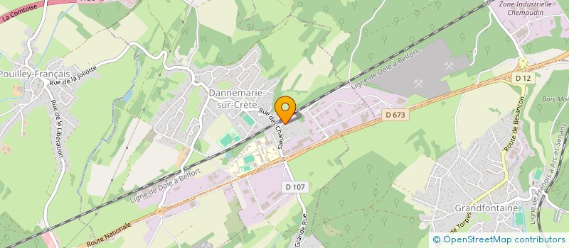 localisation de l'entreprise SAINT VIT PIECES AUTO  SAINT-VIT