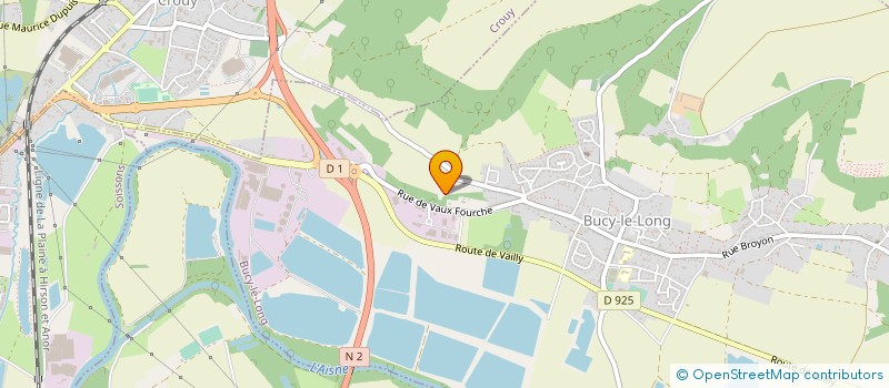 localisation de l'entreprise SAINT WAAST RECTIFICATION à BUCY-LE-LONG