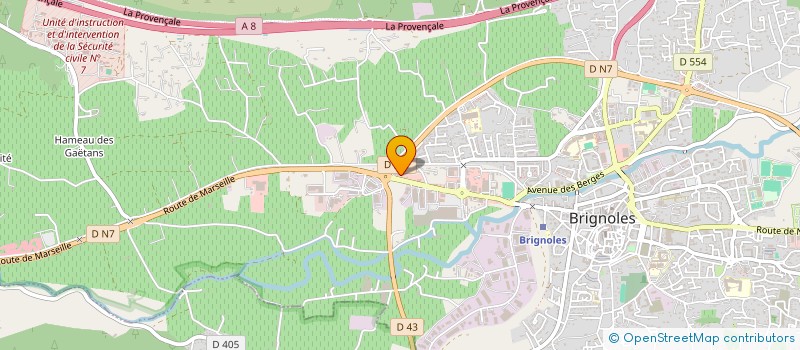 localisation de l'entreprise SAINT YL à BRIGNOLES