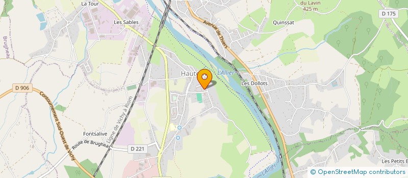 localisation de l'entreprise SAINT-YORRE RUNNING  SAINT-YORRE