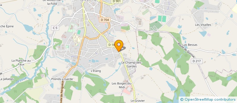 localisation de l'entreprise SAINT YRIEIX ESCRIME à SAINT-YRIEIX-LA-PERCHE