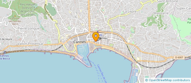 localisation de l'entreprise SAINT YVES à CANNES