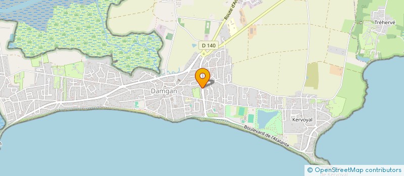 localisation de l'entreprise SAINT YVES  DAMGAN