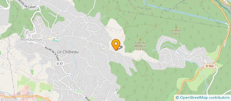 localisation de l'entreprise SAINT YVES  MONTAUROUX