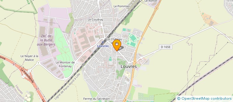 localisation de l'entreprise SAINT YVES HELORY  LOUVRES