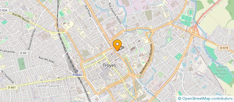 localisation de l'entreprise SAINT YVES IMMOBILIER à TROYES