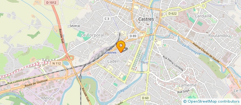 localisation de l'entreprise SAINTAGNE  CASTRES