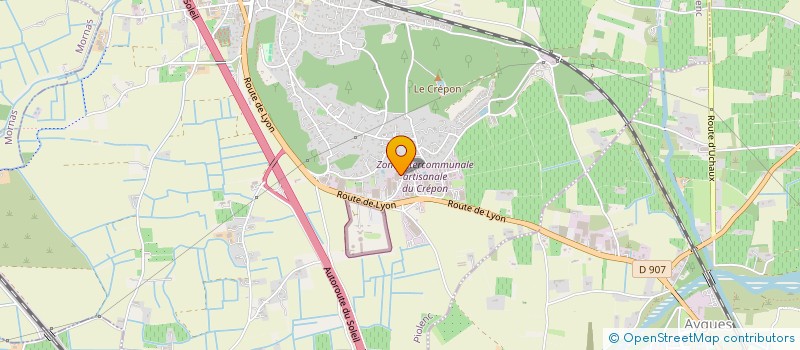 localisation de l'entreprise SAINTAGNE GROUPE  PIOLENC