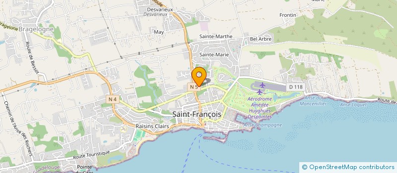 localisation de l'entreprise SAINTAIR à SAINT-FRANCOIS