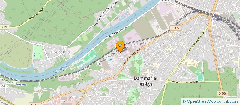 localisation de l'entreprise SAINTANGE à DAMMARIE-LES-LYS