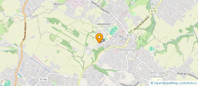 localisation de l'entreprise SAINTAUB  PECHBONNIEU