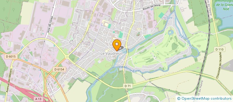 localisation de l'entreprise SAINTCYR  LE VAUDREUIL