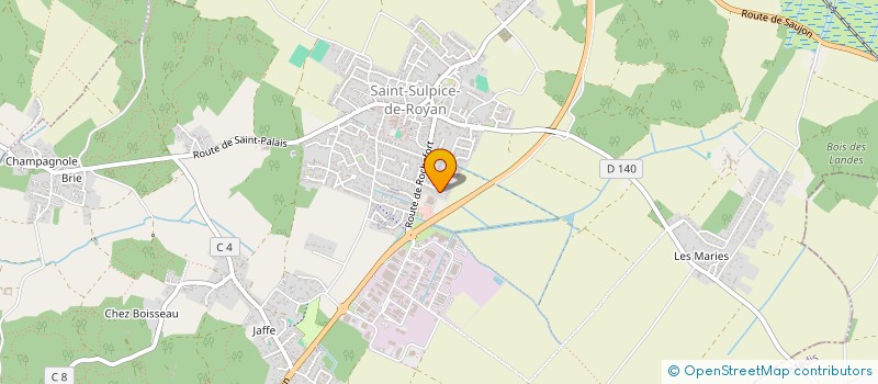 localisation de l'entreprise SAINTDIZMONT  SAINT-SULPICE-DE-ROYAN