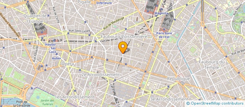 localisation de l'entreprise SAINTE  PARIS