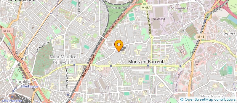 localisation de l'entreprise SAINTE AIMEE  MONS-EN-BARUL