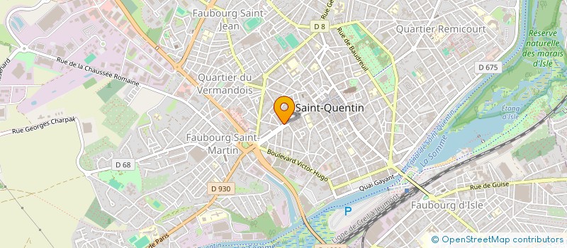 localisation de l'entreprise SAINTE AMELIE  SAINT-QUENTIN