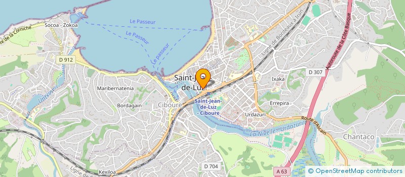 localisation de l'entreprise SAINTE ANNE à SAINT-JEAN-DE-LUZ