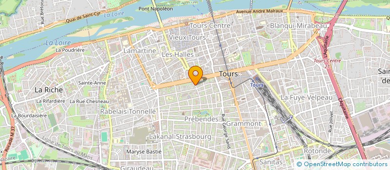 localisation de l'entreprise SAINTE ANNE  TOURS