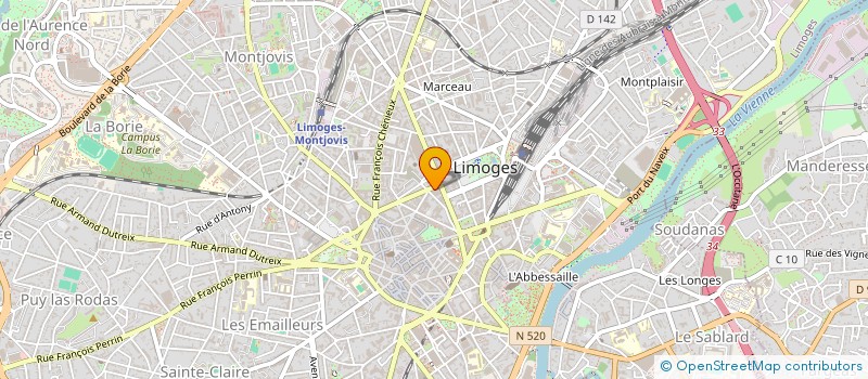 localisation de l'entreprise SAINTE ANNE à LIMOGES
