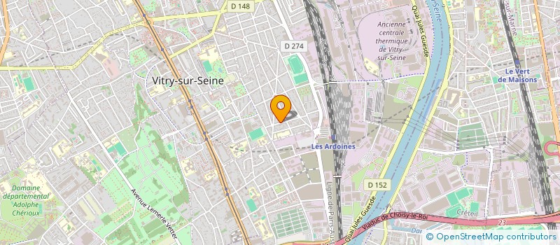 localisation de l'entreprise SAINTE ANNE CLAUDY SONIE  VITRY-SUR-SEINE