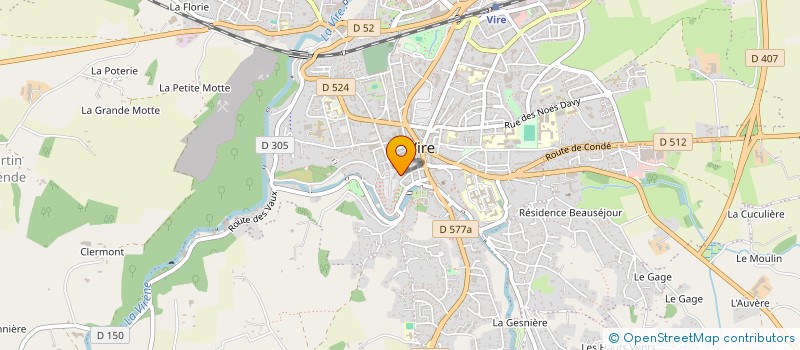 localisation de l'entreprise SAINTE ANNE DU BOCAGE VIROIS  VIRE-NORMANDIE