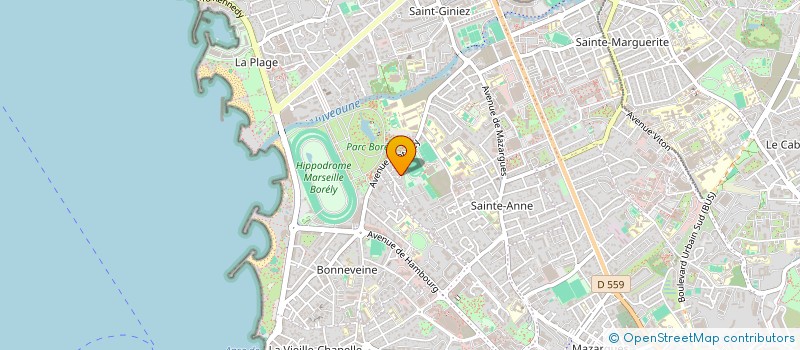 localisation de l'entreprise SAINTE ANNE GESTION à MARSEILLE