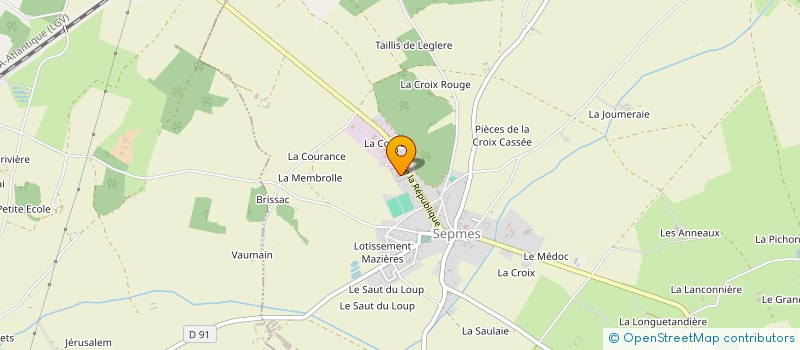 localisation de l'entreprise SAINTE ANNE HOLDING  SORIGNY