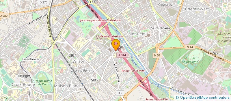 localisation de l'entreprise SAINTE-ANNE PECHE à REIMS