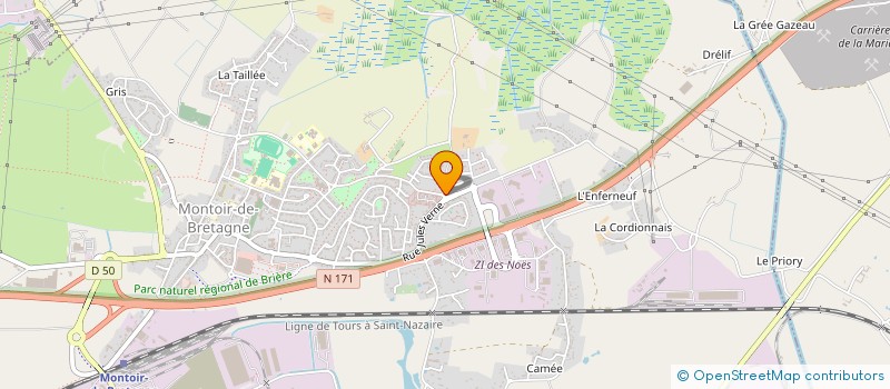 localisation de l'entreprise SAINTE APOLLINE DE L'ORMOIS  MONTOIR-DE-BRETAGNE