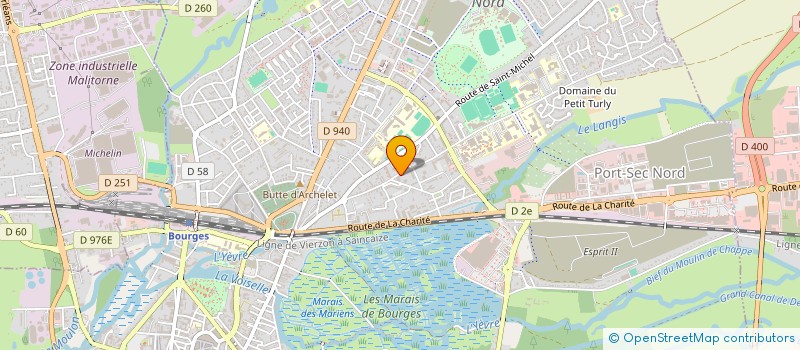 localisation de l'entreprise SAINTE APOLLINE DU LAC  BOURGES