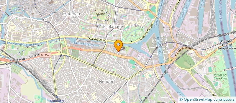 localisation de l'entreprise SAINTE AURELIE  STRASBOURG