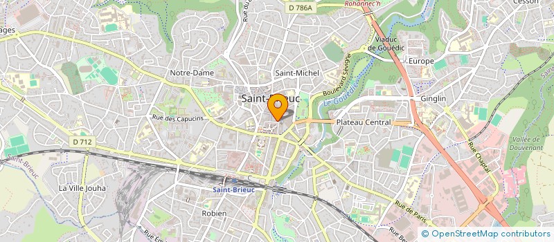 localisation de l'entreprise SAINTE BARBE à SAINT-BRIEUC