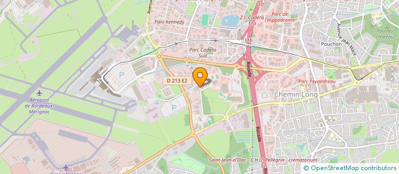 localisation de l'entreprise SAINTE BARBE  MERIGNAC