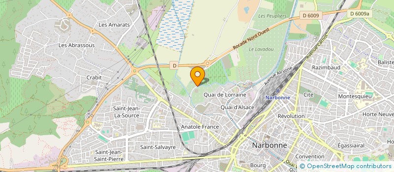 localisation de l'entreprise SAINTE C  NARBONNE