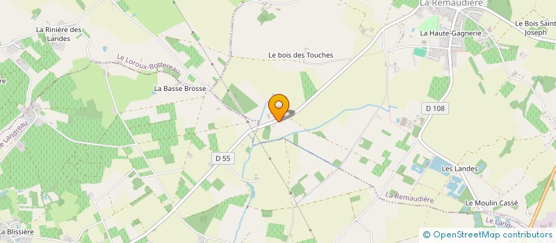 localisation de l'entreprise SAINTE CATHERINE à LA REMAUDIERE