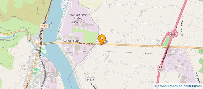 localisation de l'entreprise SAINTE CATHERINE  LORIOL-SUR-DROME