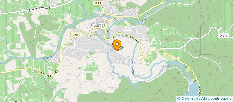 localisation de l'entreprise SAINTE CATHERINE  CARCES