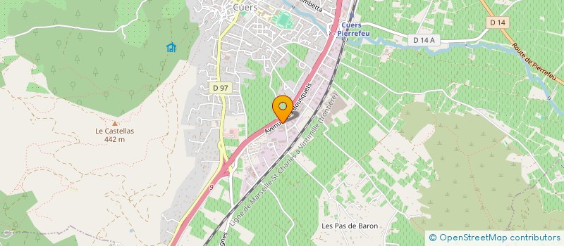 localisation de l'entreprise SAINTE CECILE  CUERS