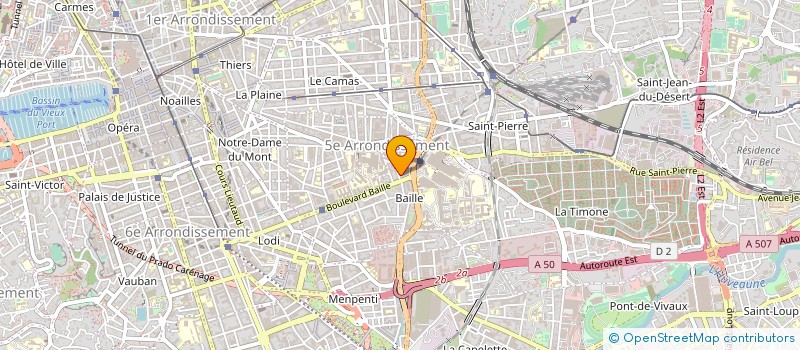 localisation de l'entreprise SAINTE CECILE  MARSEILLE