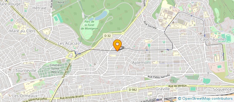 localisation de l'entreprise SAINTE-CECILE RENOVATION à LE HAVRE